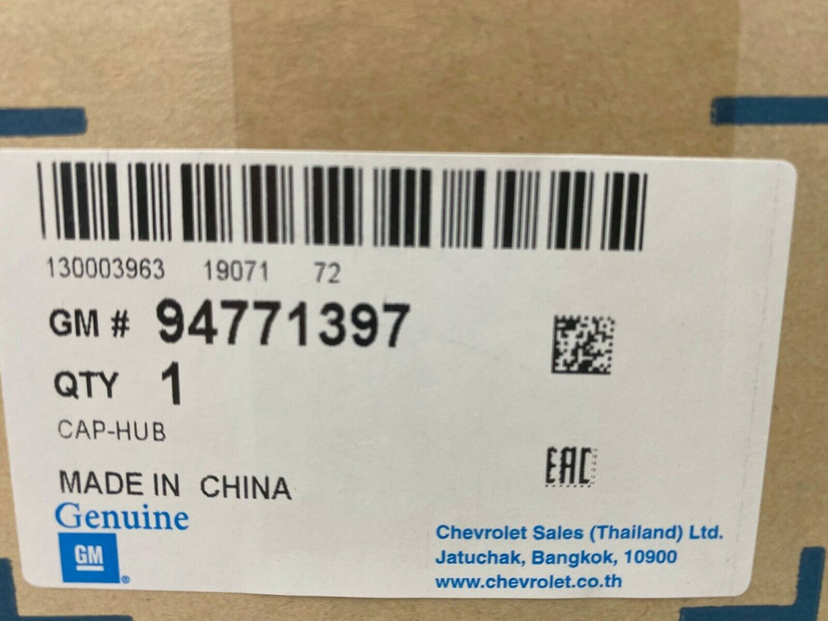 Holden Colorado RG Genuine Alloy Wheel " Centre Cap" 94771397 Auto