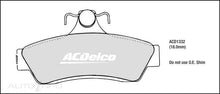 Holden Commodore VT VX VY VZ Front & Rear Brake Pads Set ACDelco ACD1331 ACD1332