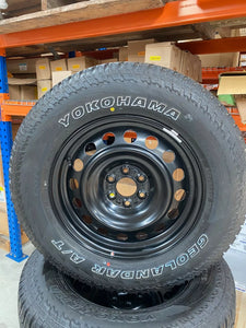 Nissan Navara D23 Steel Wheels and Yokohama AT Tyres