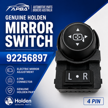 Genuine Holden VF Calais V WN Caprice Mirror Switch 4 Pin 92256897