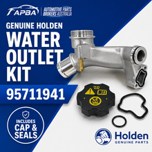 Genuine Holden VZ WL V6 Water Outlet Housing Radiator Cap Kit 95711941