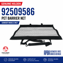 Genuine Holden Acadia Pet Barrier Net Kit Sunroof Models 2019-2020 92509586