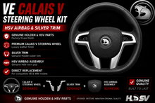 Genuine Holden VE WM Calais V Steering Wheel HSV Airbag Silver Trim Kit