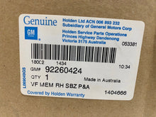 Genuine GM Chevrolet SS Sedan  Passenger Side Rear View Mirror  P-N 92260424