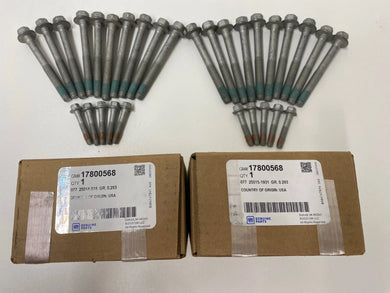 Genuine GM LS1 LS2 LS3 L76 L77 L98 Head Bolts Full Set 17800568 x2