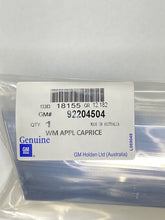 Genuine GM Statesman Caprice WM Rear Boot Moulding Chrome Boot Applique