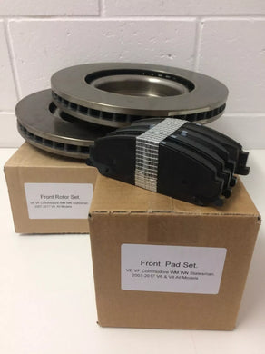 Genuine Holden Brake Rotor & Pad Set Front Commodore Statesman VE VF WM WN