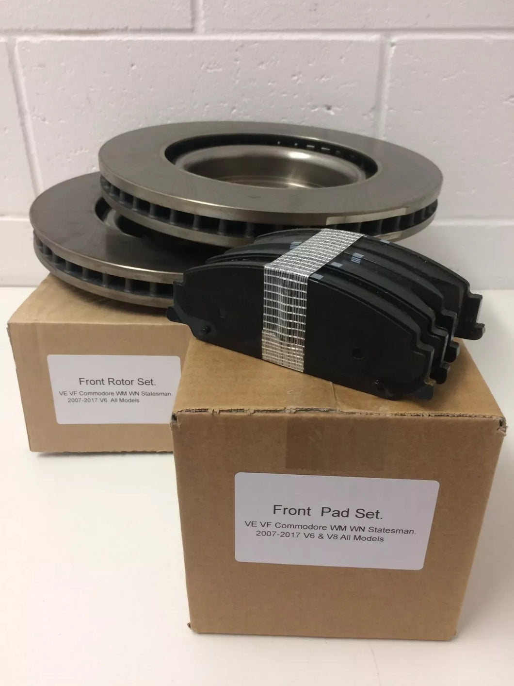 Genuine Holden Brake Rotor & Pad Set Front Commodore Statesman VE VF WM WN