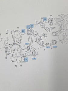 Genuine Holden RG Colorado 2.8 & 2.5 Litre Duramax " Timing Belt Complete Kit "
