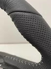 Genuine VF Commodore SSV-GTS Black Leather Steering Wheel  Titanium Stitching