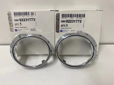 Holden Genuine 2011-2012 VE Series 2  Pair of Front Fog Lamp Chrome Trims
