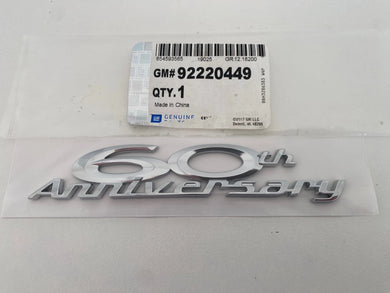 Holden Genuine VE Commodore Sedan-Wagon- Ute 60th Anniversary Badge