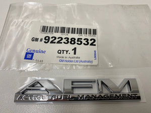 Holden Genuine VE S1 " Ute AFM Tailgate Emblem"