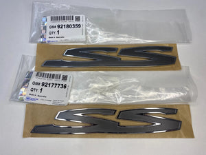 Holden Genuine VE VF SS Commodore  SS side Emblem Set
