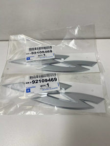 Holden Genuine VY VZ 2002-2006 Commodore  SS Badge Pair  92109469