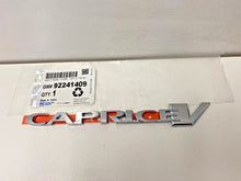 Holden Genuine WM S2 WN S1 " CapriceV Emblem on Boot Lid "