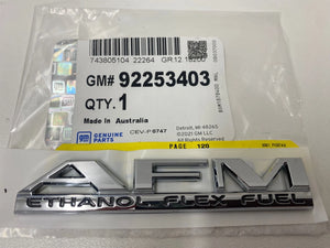 Holden Genuine WM WN Statesman amp; Caprice Rear AFM Ethanol Emblem