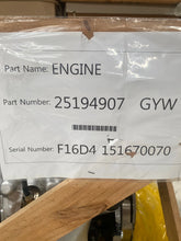 Holden TM Barina New Service Engine Assembly  LDE 1.6 Litre Petrol F16D4 Manual