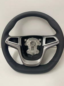Holden VF Comm SSV-GTS Black Leather Steering Wheel & Graphite Silver Trims