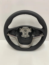 Holden VF Comm SSV-GTS Black Leather  Steering Wheel & Silver Trim Cover