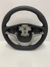 Holden VF Comm SSV-GTS Black Leather  Steering Wheel & Silver Trim Cover