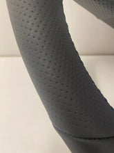 Holden VF Comm SSV-GTS Black Leather  Steering Wheel & Silver Trim Cover