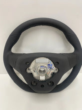Holden VF Comm SSV-GTS Black Leather  Steering Wheel & Silver Trim Cover