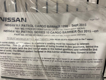Genuine Nissan Patrol GU Y61 Wagon Cargo Barrier OEM H7600-VC150AU