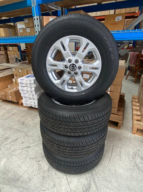 Nissan Navara D23 ST Alloy Wheels and Dunlop Tyres