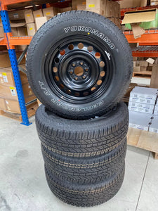 Nissan Navara D23 Steel Wheels and Yokohama AT Tyres