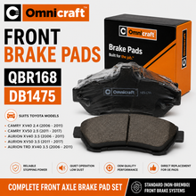 Omnicraft Front Brake Pads Toyota Camry Aurion TRD DB1475