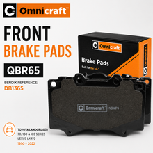 Omnicraft Front Brake Pads Toyota LandCruiser 70 100 105 QBR65 DB1365