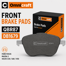 Omnicraft Front Brake Pads Ford Focus Mazda 3 QBR87 DB1679