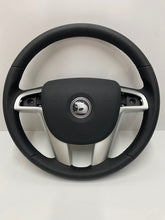 Genuine Holden VE WM Leather Steering Wheel HSV Airbag Silver Trim Kit