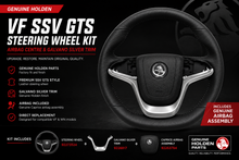 Genuine Holden VF SSV GTS Steering Wheel Kit Caprice Airbag Galvano Silver Trim