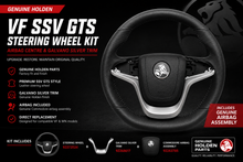 Genuine Holden VF SSV GTS Steering Wheel Airbag Centre & Galvano Silver Trim
