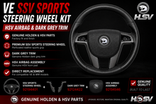 Genuine Holden VE SSV Sports Steering Wheel HSV Airbag Dark Grey Trim Kit