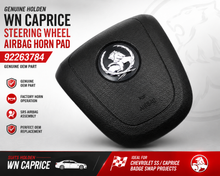 Genuine Holden Caprice Steering Wheel Horn Pad Airbag WN GM 92263784