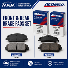 Holden VF Commodore WN Caprice Front & Rear Brake Pads ACDelco Set