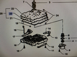 Holden Genuine VN-VG 1988-1992 Auto Trans " Valve Body Spacer Plate "