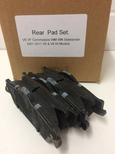 Genuine VE VF Comm WM WN Statesman" Brake Pads & Shim Rear Set V6 & V8