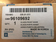 Genuine Daewoo Espiro Sedan " New Right Front Door Glass " 1995-1997