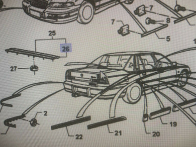 Holden Statesman & Caprice  VR VS Boot Lid Mould 