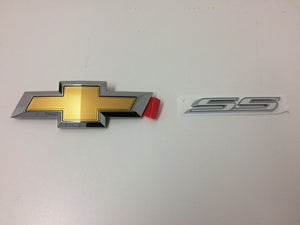 Chevrolet 2016 SS Sedan set of Boot Badges " Chev Logo & SS "