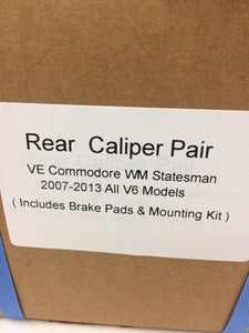 Genuine Holden Brake Caliper set rear Commodore/ Statesman VE  WM