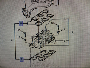 Genuine Holden Commodore VE WM V6 Petrol LEO LY7 LW2 " Engine Upper Gasket Set"