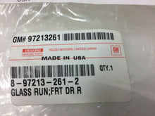 New Genuine Holden Frontera  1999-2002 " Front Right Door Glass Run Channel "