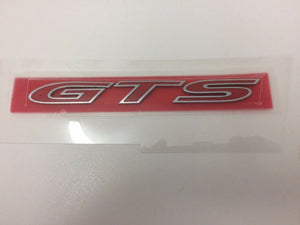 Genuine HSV VY 2002-2004 GTS  " GTS Boot Badge "