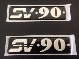 Genuine VQ Statesman HSV SV90 " Front Guard SV90 Badge's Pair  " Rare
