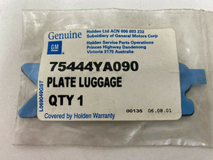 Holden Genuine LE LF Nova JK JL Apollo Boot " SLX Badge "